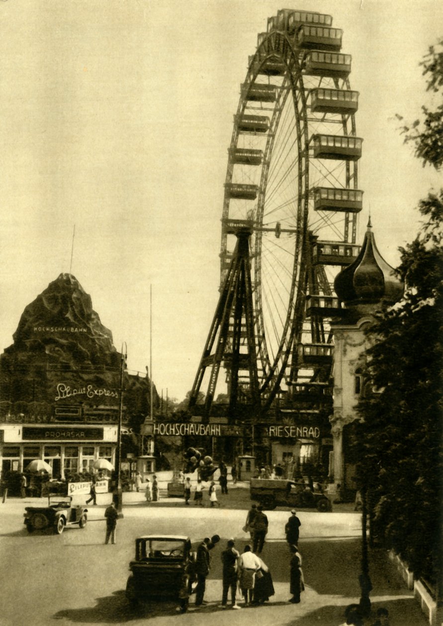 La Noria de Viena, Viena, Austria, c1935 de Unbekannt