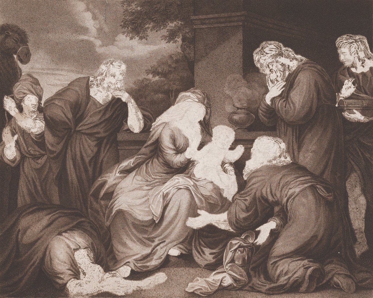 La ofrenda de los Reyes Magos, 1788 de Unbekannt