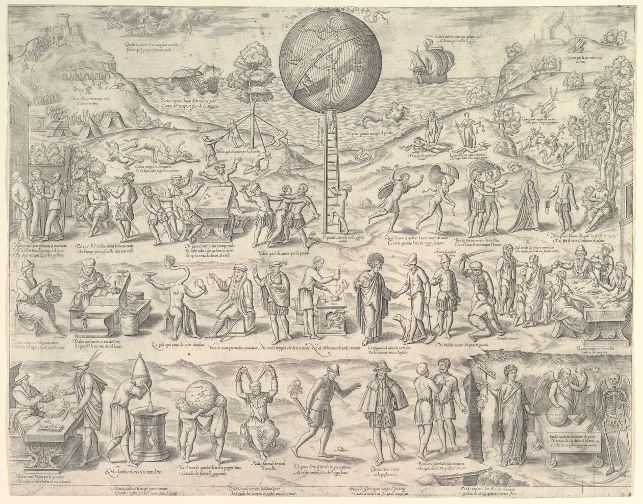 El Mundo, Jaula de Locos, siglo XVI de Unbekannt