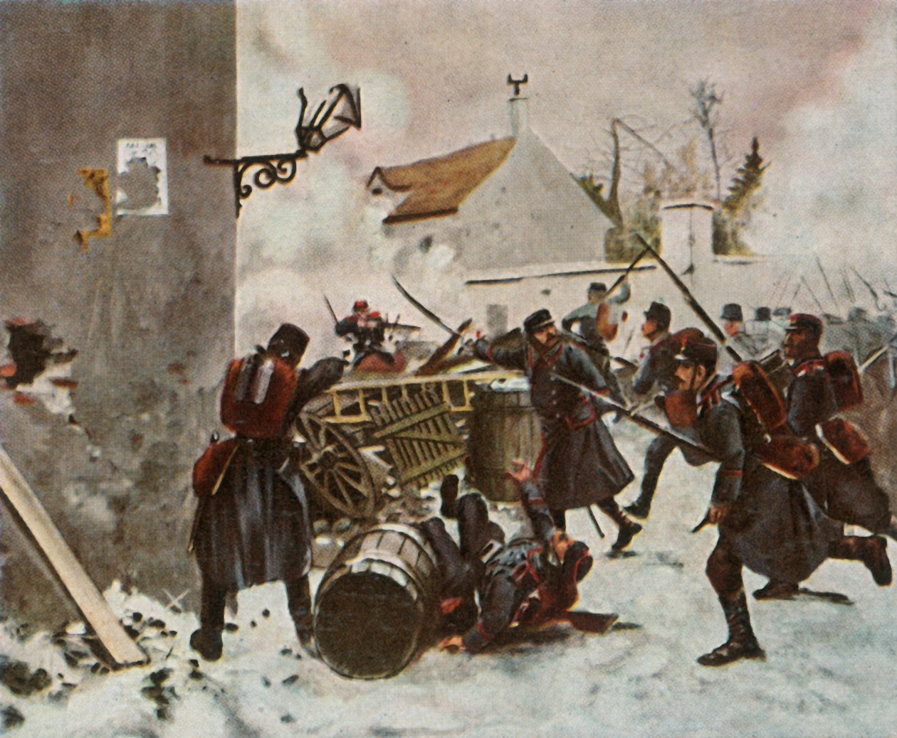 La División de Wurtemberg en Champigny, 2 de diciembre de 1870, 1936 de Unbekannt