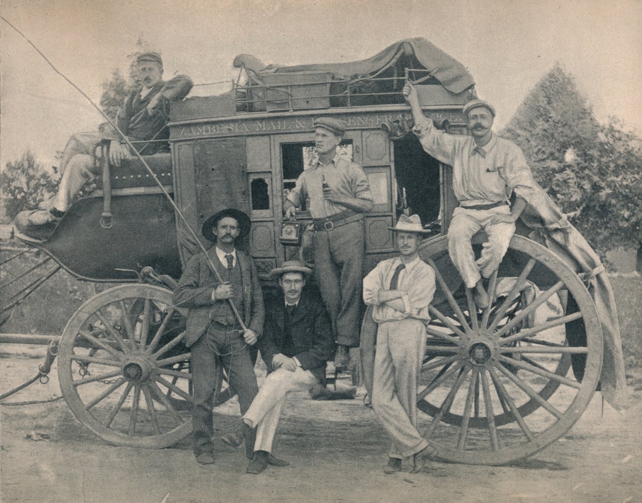 El coche del Zambezi, c. 1900 de Unbekannt
