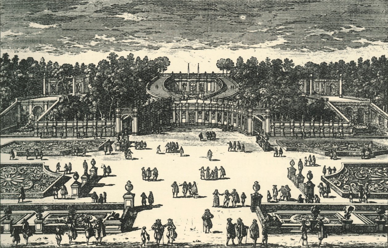 El anfiteatro de la Villa Pamphili de Unbekannt