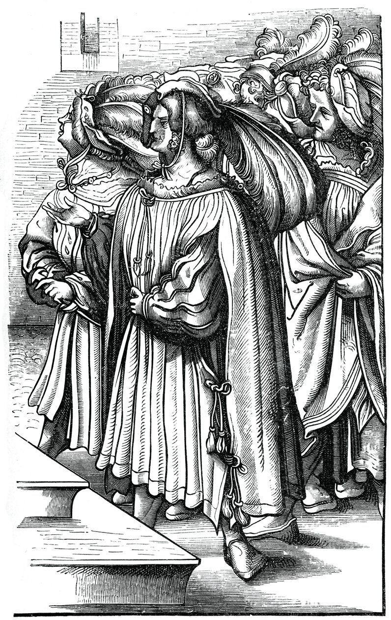 Los archiduques y altos barones de Alemania en la coronación del emperador Maximiliano, siglo XVI de Unbekannt