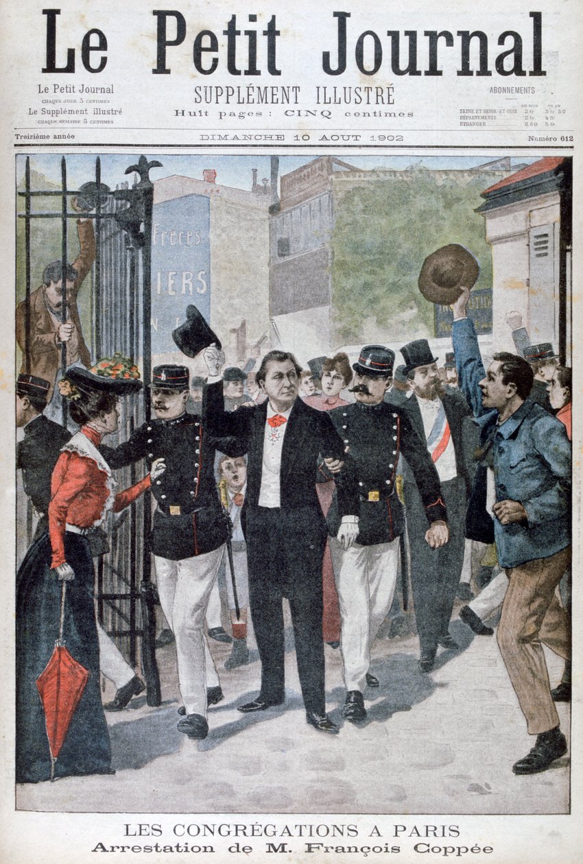 El arresto de François Coppée, 1902 de Unbekannt