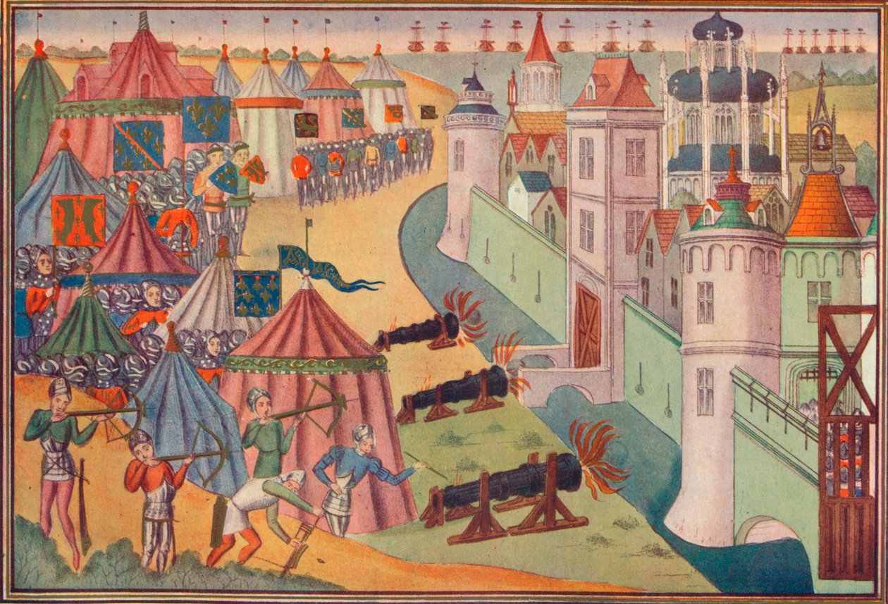 El asalto a la fuerte ciudad de África, 1390 1905 de Unbekannt