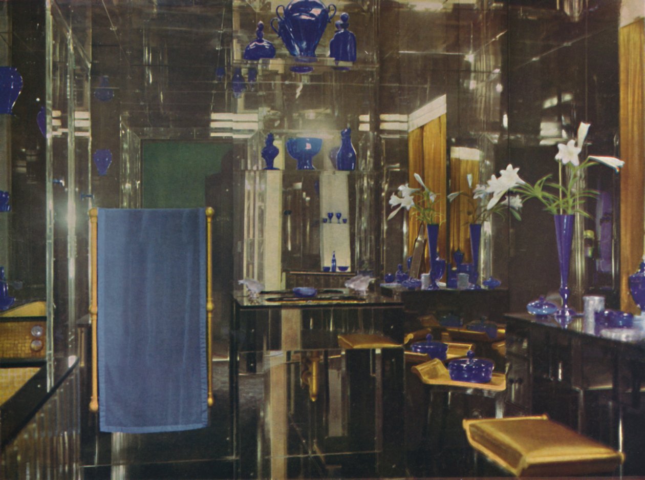 El baño en Gayfere House, Londres, 1936 de Unbekannt