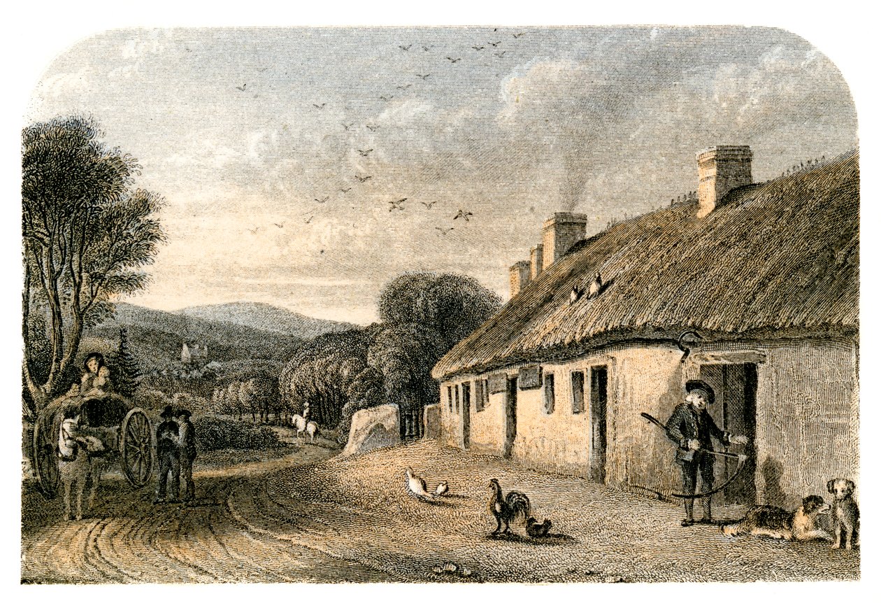 El lugar de nacimiento de Robert Burns, Alloway, South Ayrshire, Escocia de Unbekannt