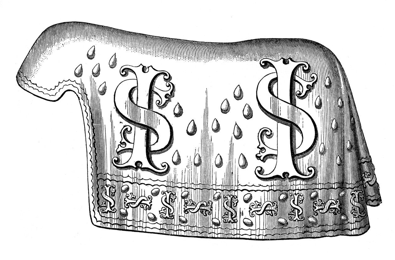 El adorno del caballo de la Reina Isabel de España, siglo XV, 1870 de Unbekannt
