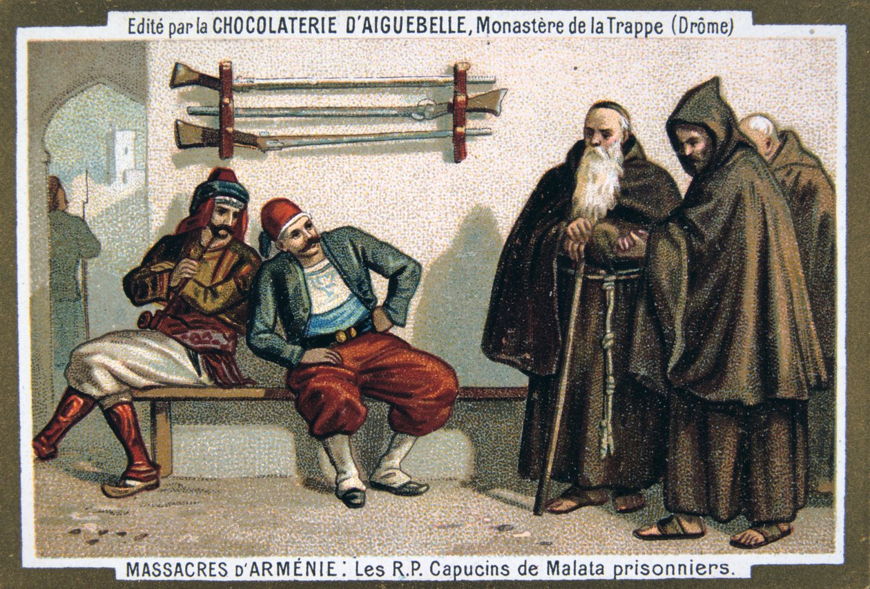 Los monjes capuchinos de Malata tomados prisioneros, 1895 de Unbekannt