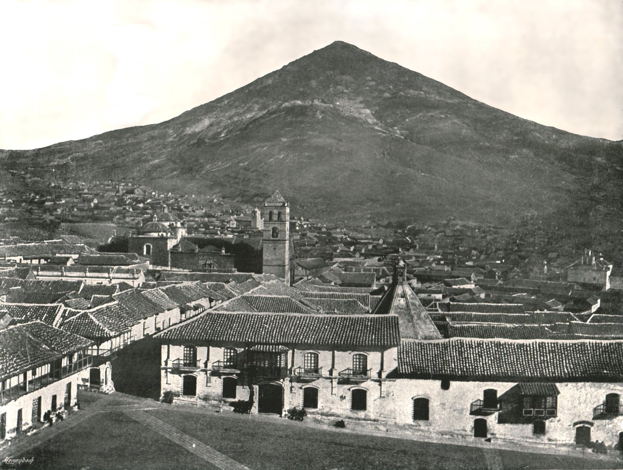 La ciudad y la montaña, Potosí, Bolivia, 1895 de Unbekannt