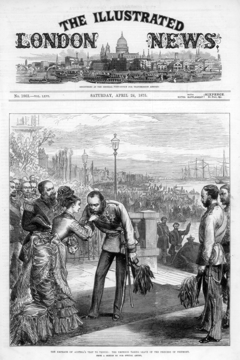 La portada de The Illustrated London News, 24 de abril de 1875 de Unbekannt