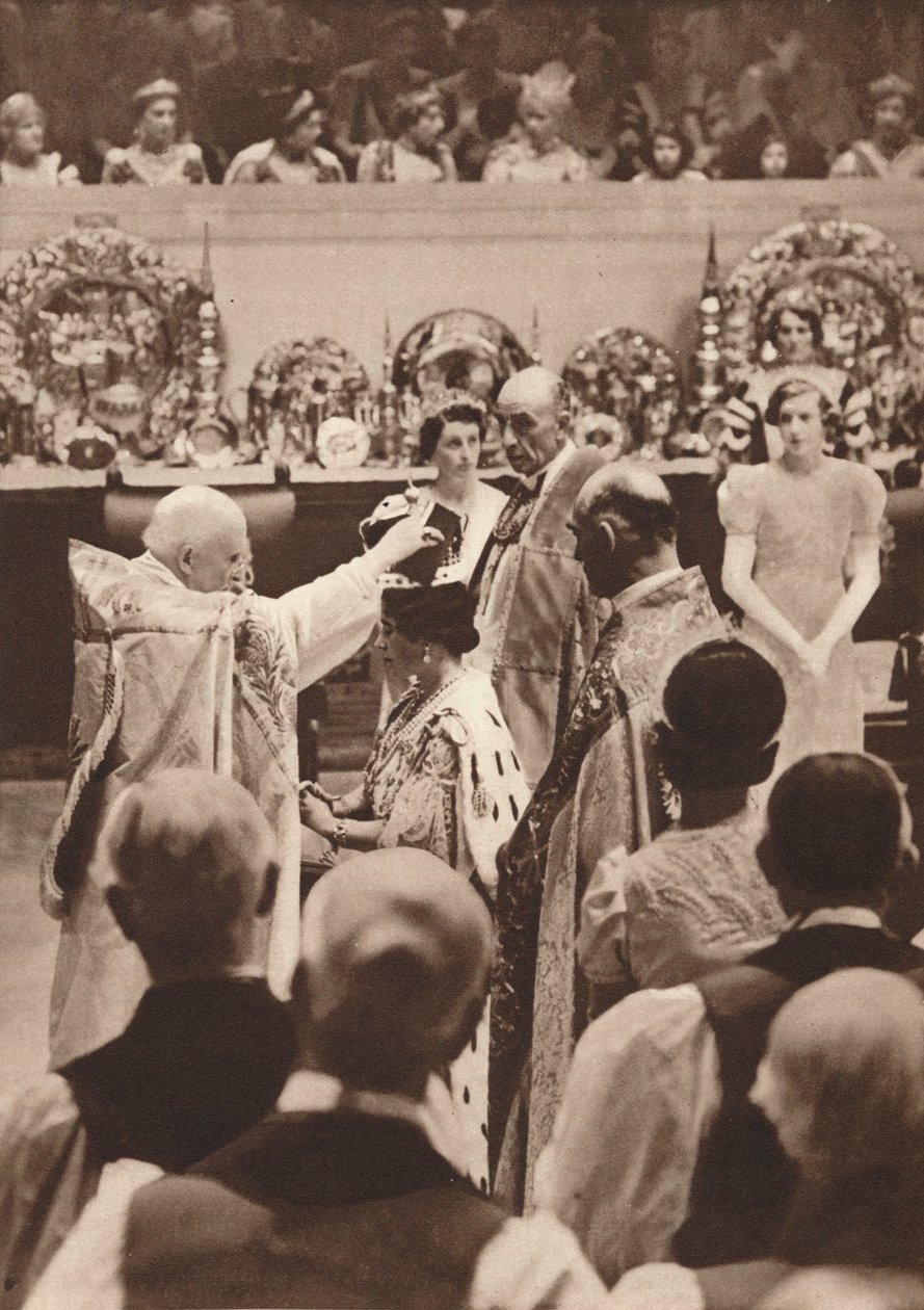 La coronación de la Reina Isabel, esposa del Rey Jorge VI de Unbekannt