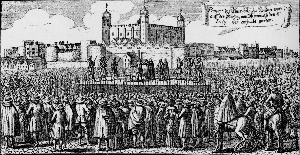 La ejecución del Duque de Monmouth, Tower Hill, Londres, 15 de julio de 1685 de Unbekannt