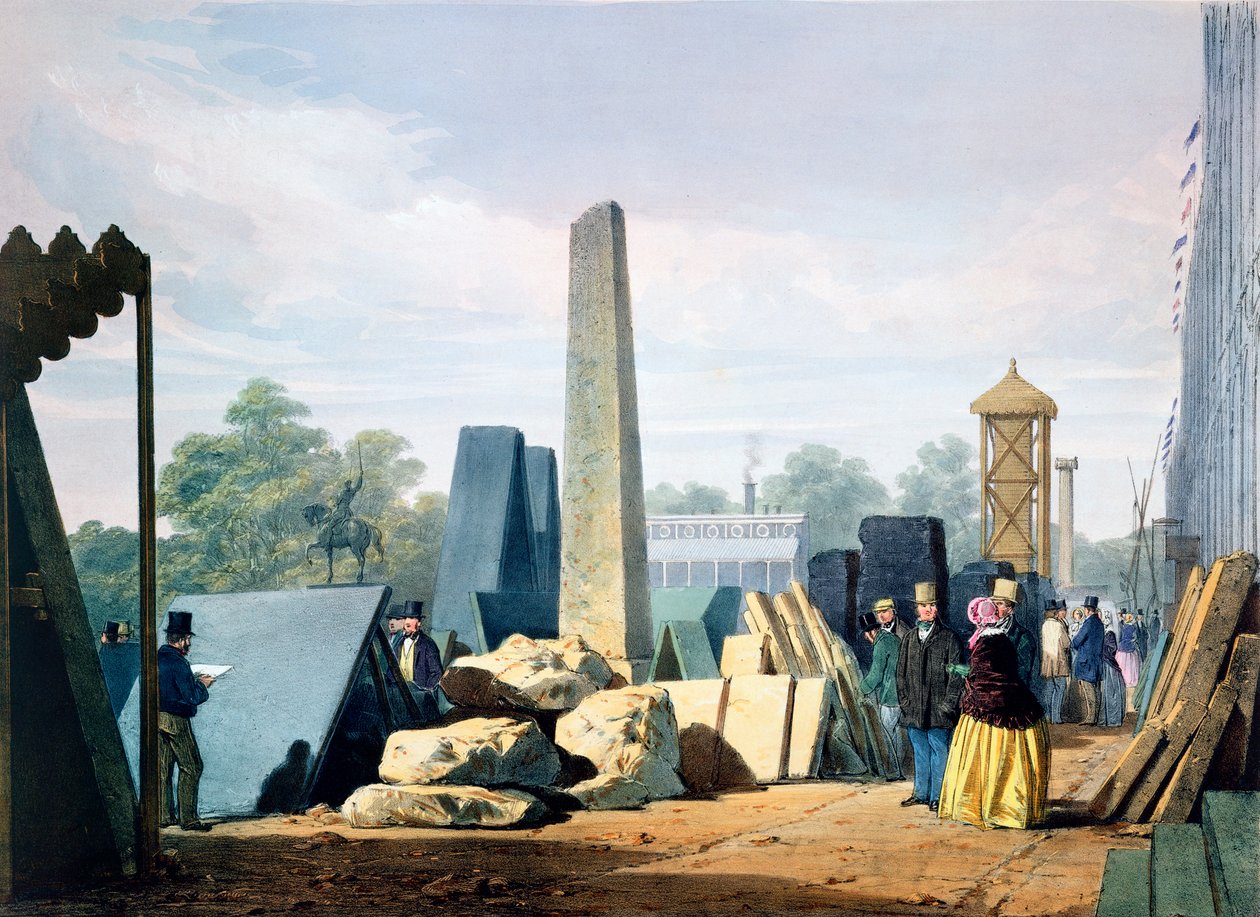 El exterior, Gran Exposición, Hyde Park, Londres, 1851-1854 de Unbekannt