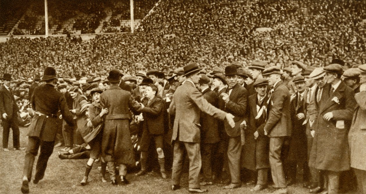 La primera final de la FA Cup se celebra en el nuevo estadio de Wembley en Londres, 28 de abril de 1923 de Unbekannt