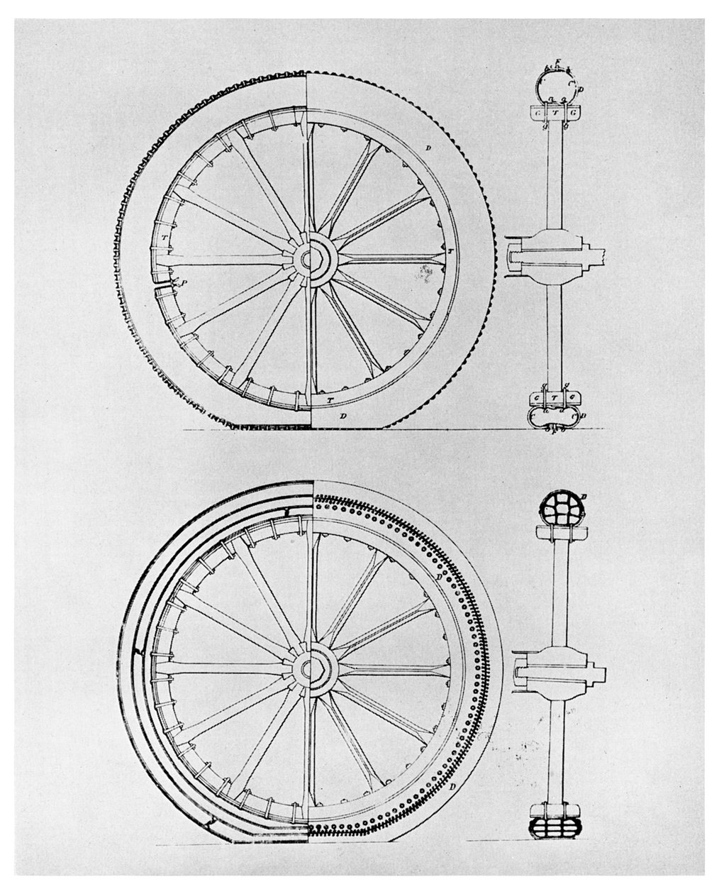 El primer neumático neumático, 1845 1956 de Unbekannt