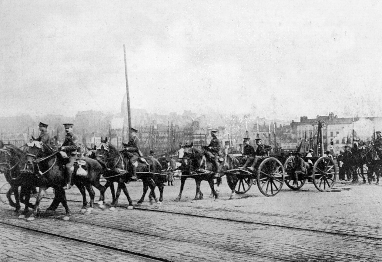 Las primeras unidades de la Fuerza Expedicionaria Británica en Boulogne, Norte de Francia, 1914-1920 de Unbekannt