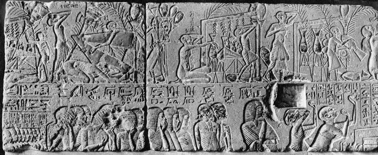 El funeral de un sumo sacerdote memfita, c1350 a.C. 1936 de Unbekannt