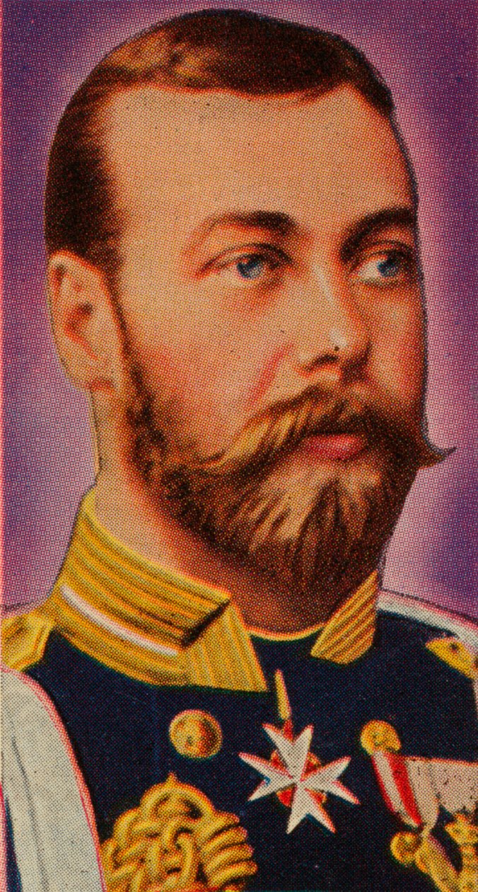 El futuro Rey Jorge V en su boda, 1893 1935 de Unbekannt