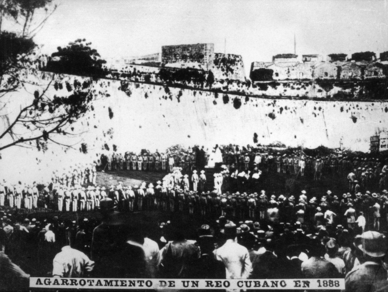 El garrote de un recluso, 1888 de Unbekannt