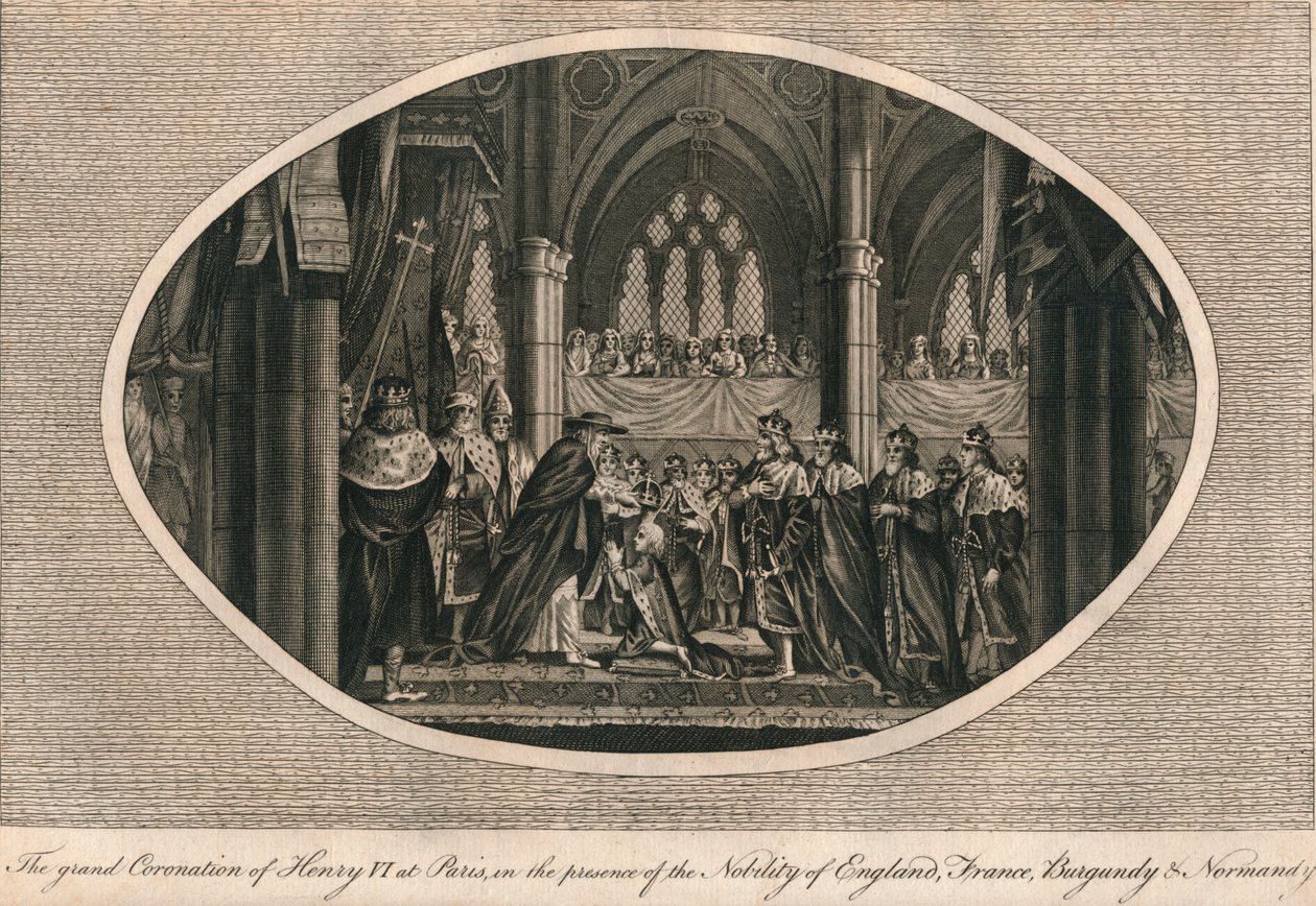 La gran coronación de Enrique VI de Inglaterra en París de Unbekannt