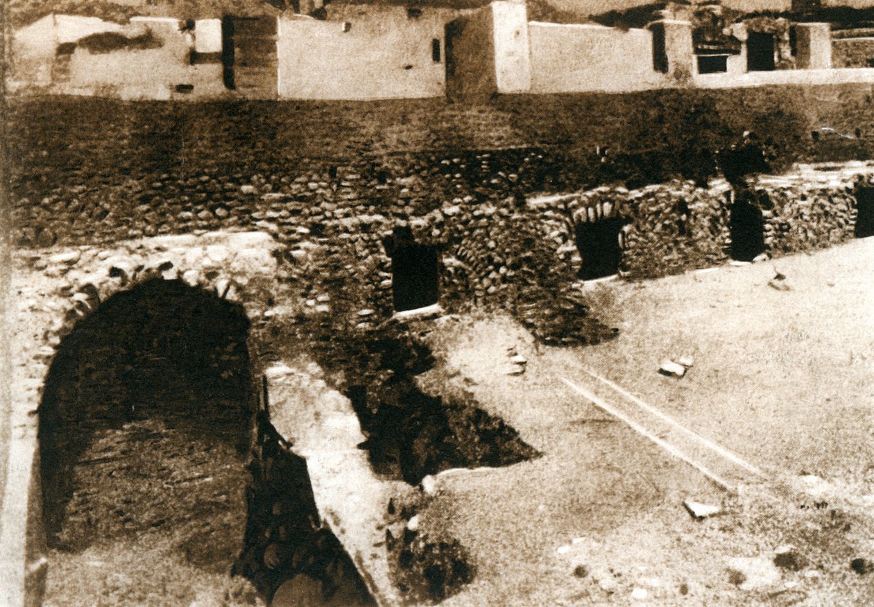 La gran terraza en el criptopórtico, Pompeya, Italia, c1900s de Unbekannt