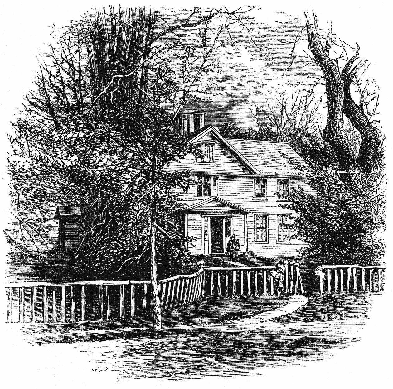 La casa de Amos Benson Alcott 1799-1888, Concord, Massachusetts, 1875 de Unbekannt