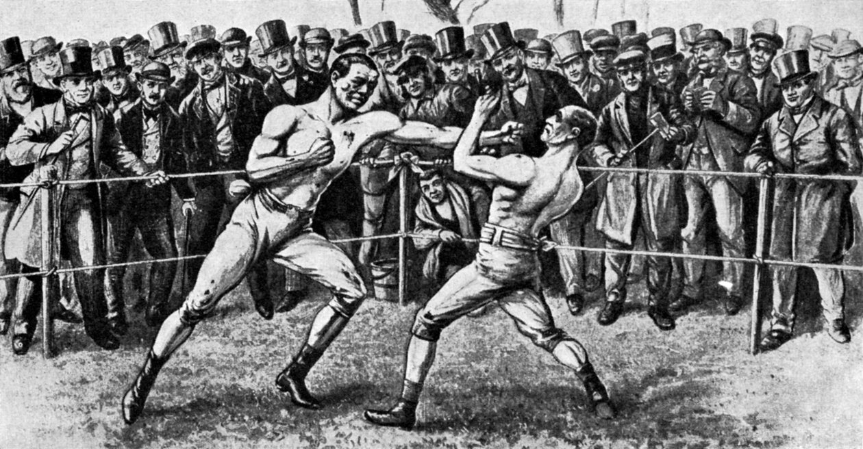 La última pelea a puño limpio, Farnborough, Hampshire, 17 de abril de 1860 de Unbekannt
