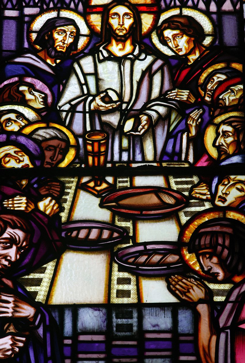 La última cena. Tabernáculo. Capilla de Colombiere. Paray le Monial Francia de Unbekannt
