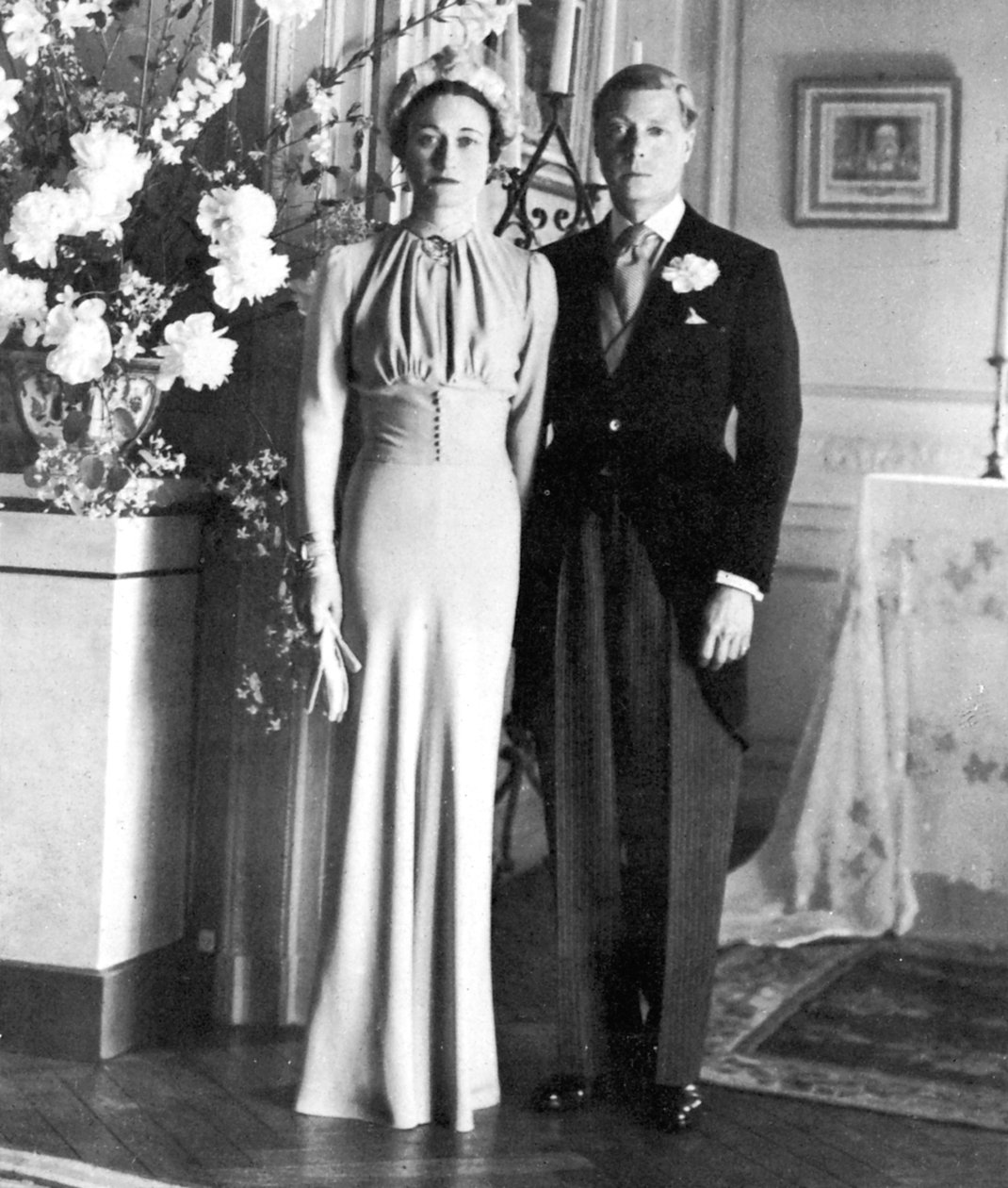 El matrimonio del Duque de Windsor y Wallis Simpson, 1937 de Unbekannt