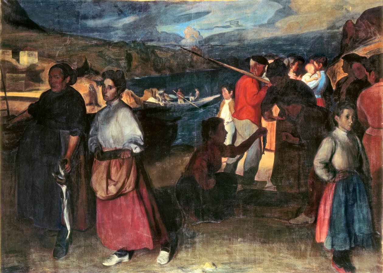 El mercader de sardinas de Unbekannt