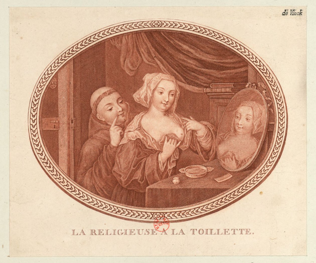 La monja en el tocador, 1770-1780s de Unbekannt
