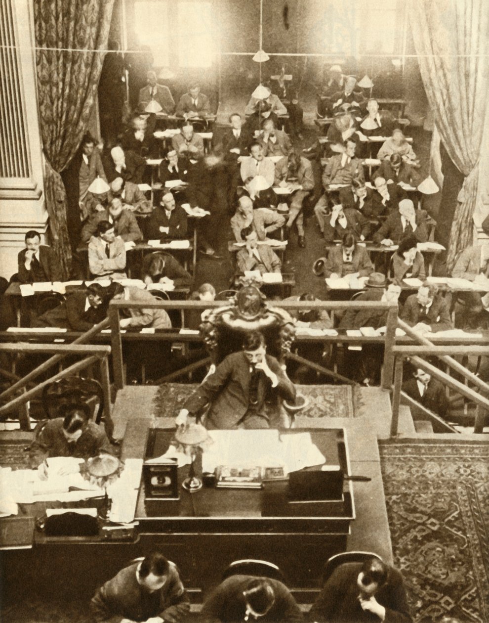 La apertura del Dáil Éireann, o Cámara de Diputados, Dublín, Irlanda, 9 de septiembre de 1922, 1935 de Unbekannt