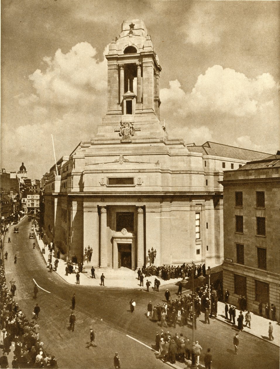 La inauguración del Memorial de Paz Masónica, Great Queen Street, Londres, 19 de julio de 1933, 1935 de Unbekannt