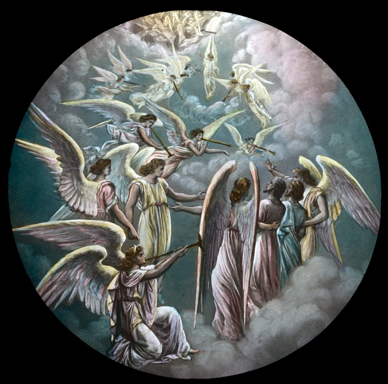 Los peregrinos ascienden al Cielo, c1910 de Unbekannt