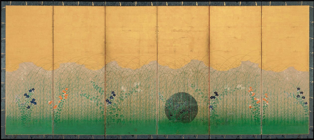 La llanura de Musashi, ca. 1760 de Unbekannt