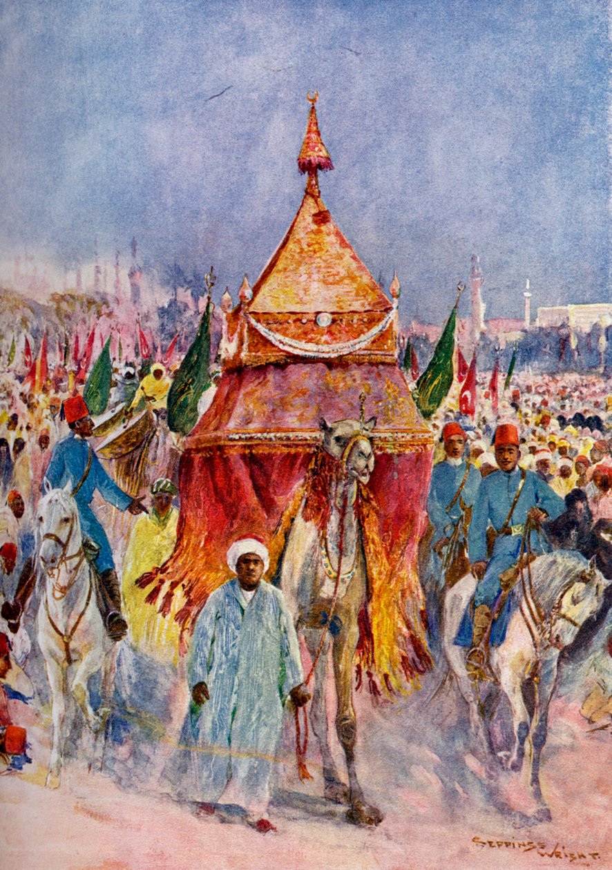 La procesión del Mahmal, El Cairo, Egipto de Unbekannt