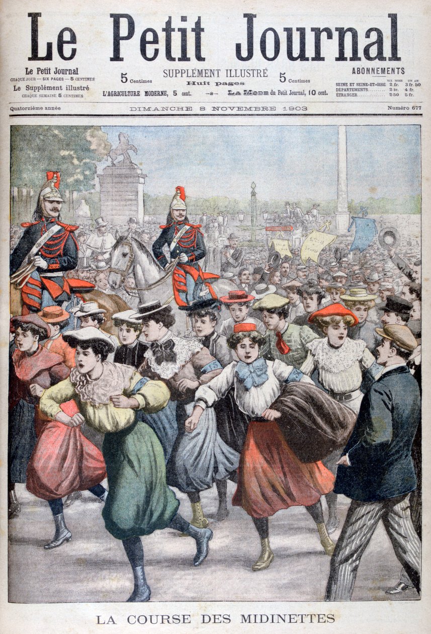 La carrera de la Midinette, 1903 de Unbekannt