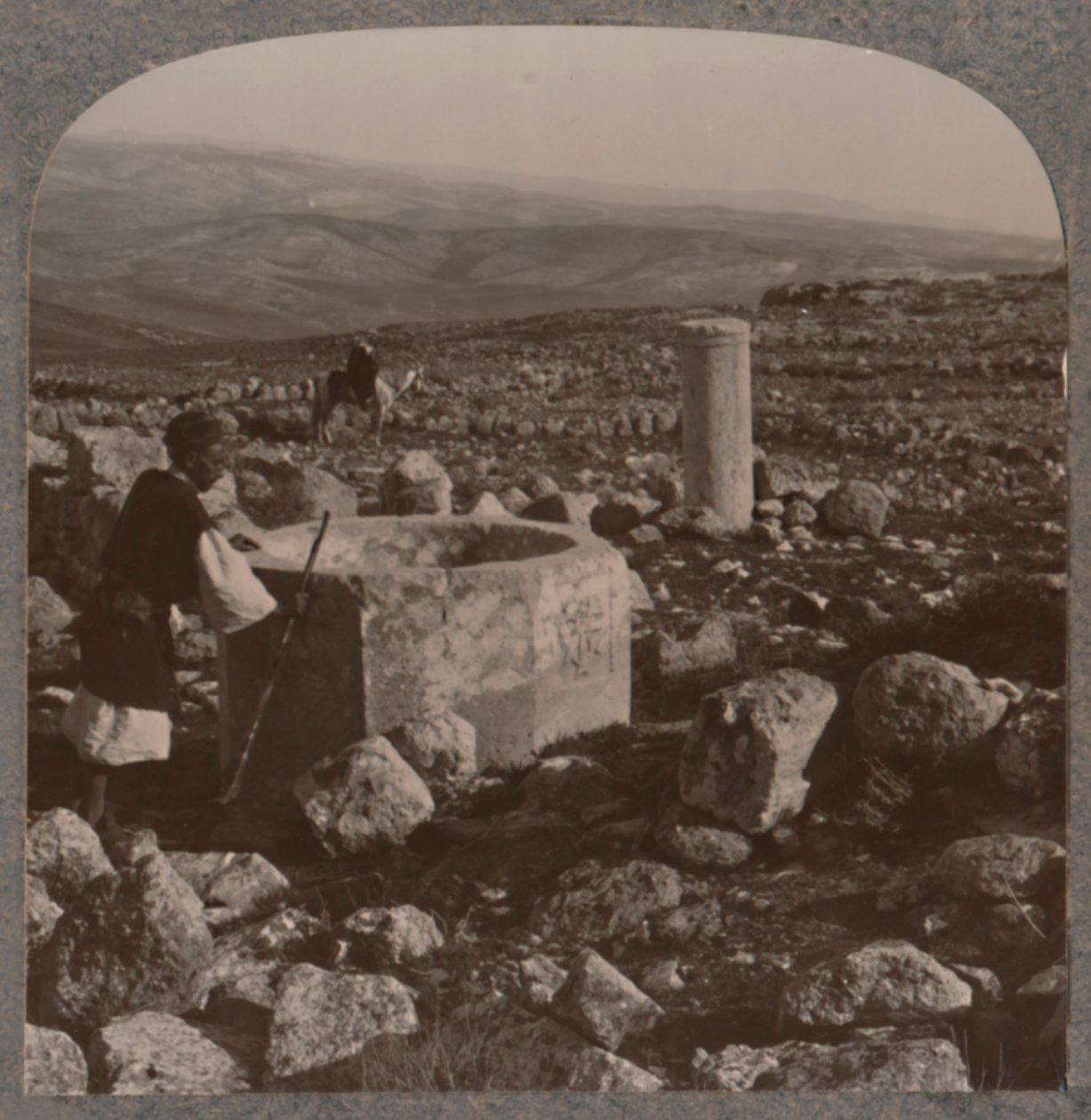 Las ruinas de Tekoa, c. 1900 de Unbekannt