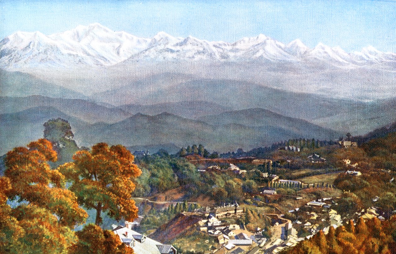 Las nieves de Jalapahar, Darjeeling, India, principios del siglo XX de Unbekannt