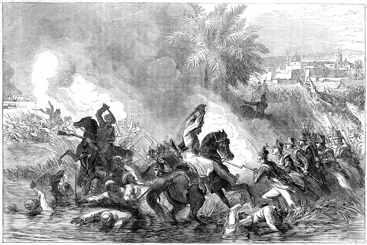 La salida de la guarnición de Jalalabad, Afganistán, 1842 de Unbekannt