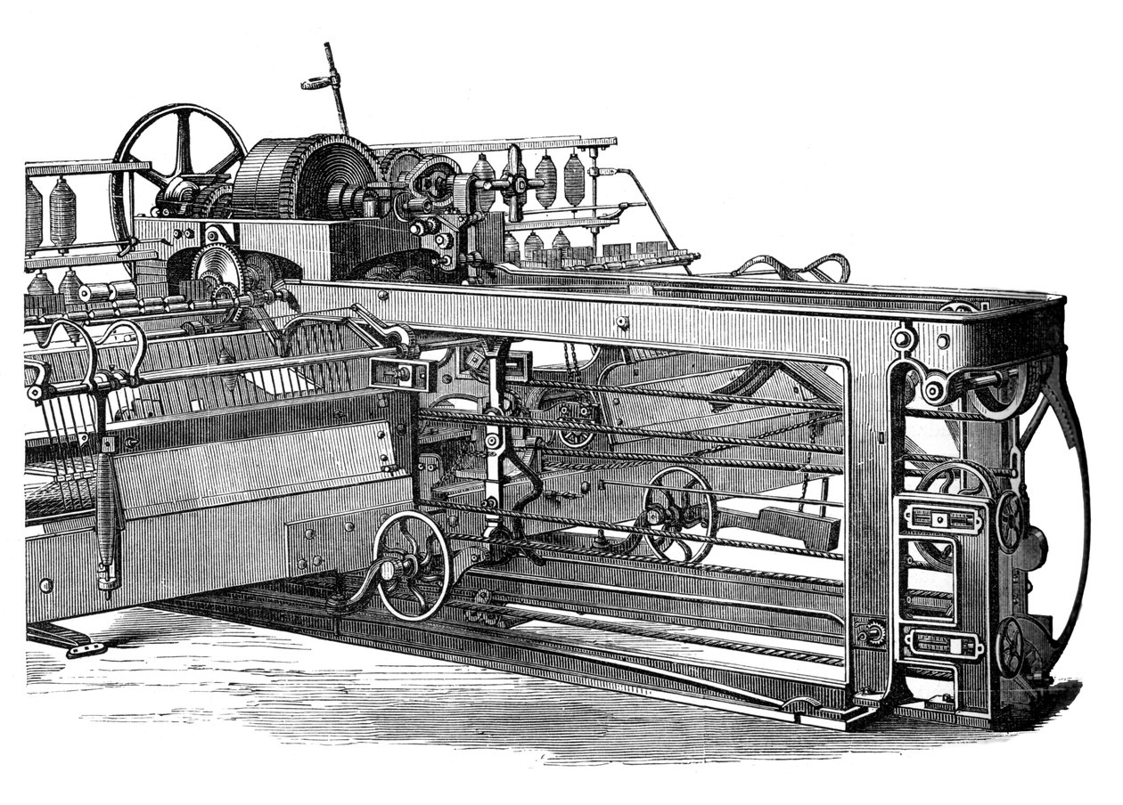 La mula hiladora, c1880 de Unbekannt