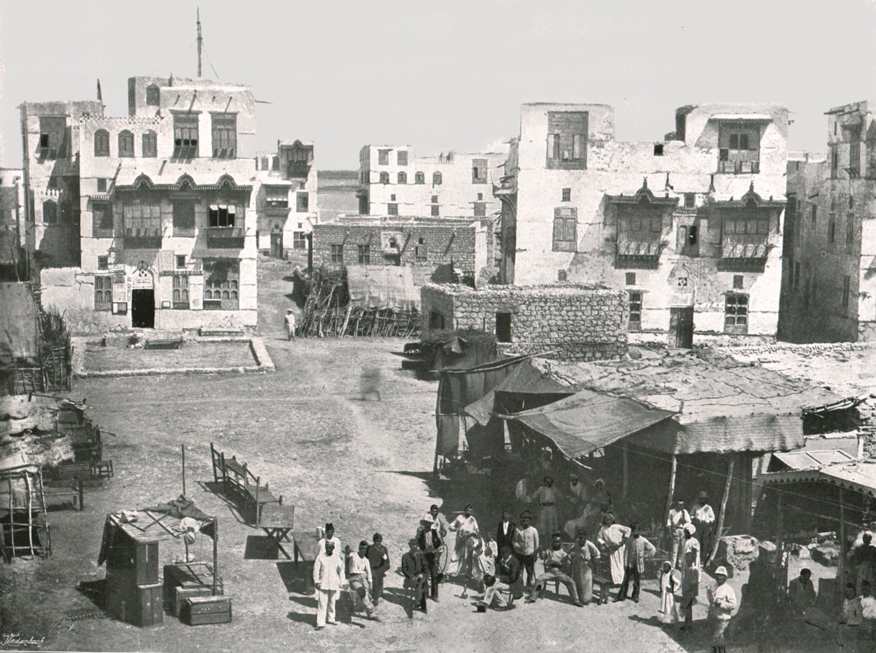 La calle de la oficina de correos, Suakin, Sudán, 1895 de Unbekannt