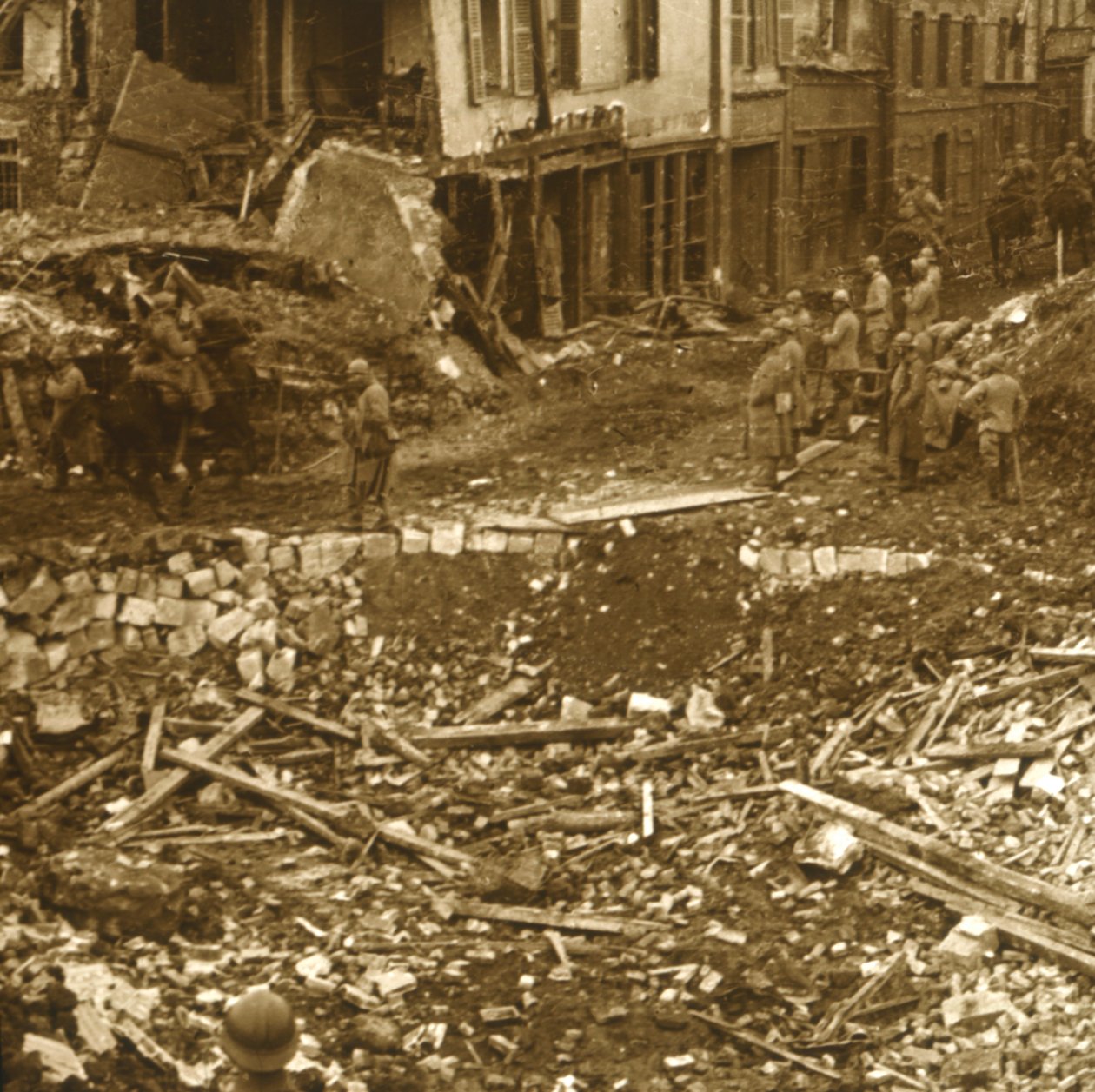 La toma de Ham, Norte de Francia, 1917 de Unbekannt