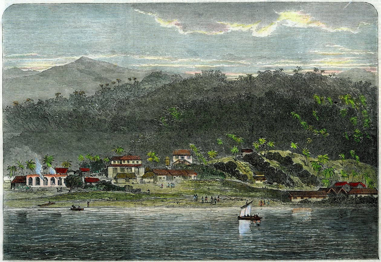 La ciudad de Morant, Morant Bay, Jamaica de Unbekannt