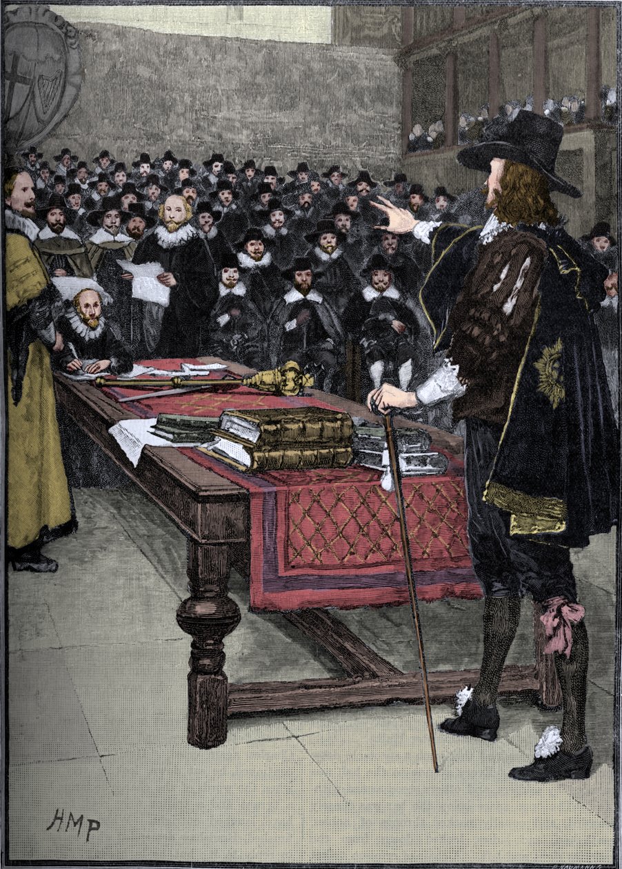 El juicio del Rey Carlos I, 1649, 1905 de Unbekannt