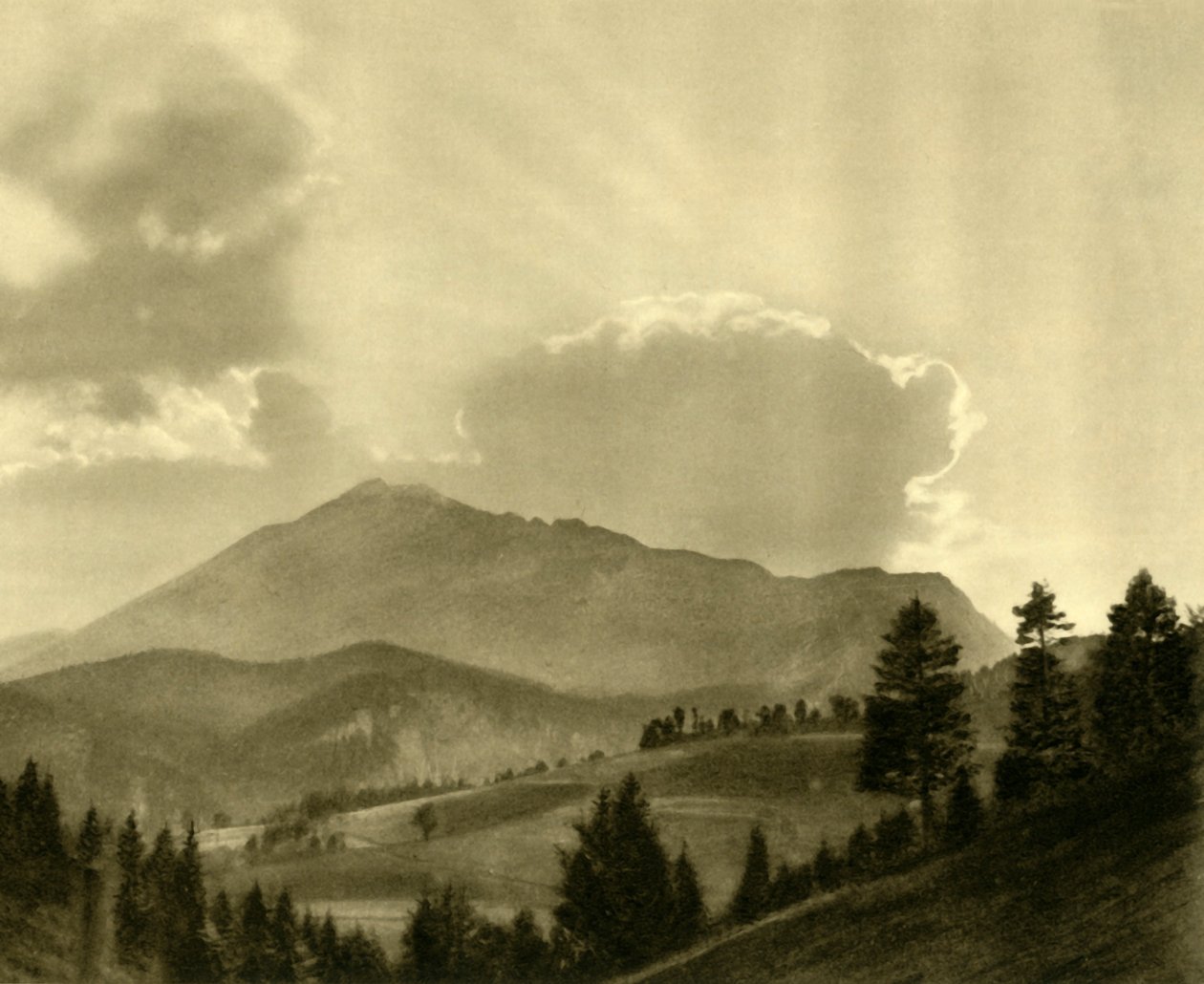El Ötscher, Baja Austria, c1935 de Unbekannt
