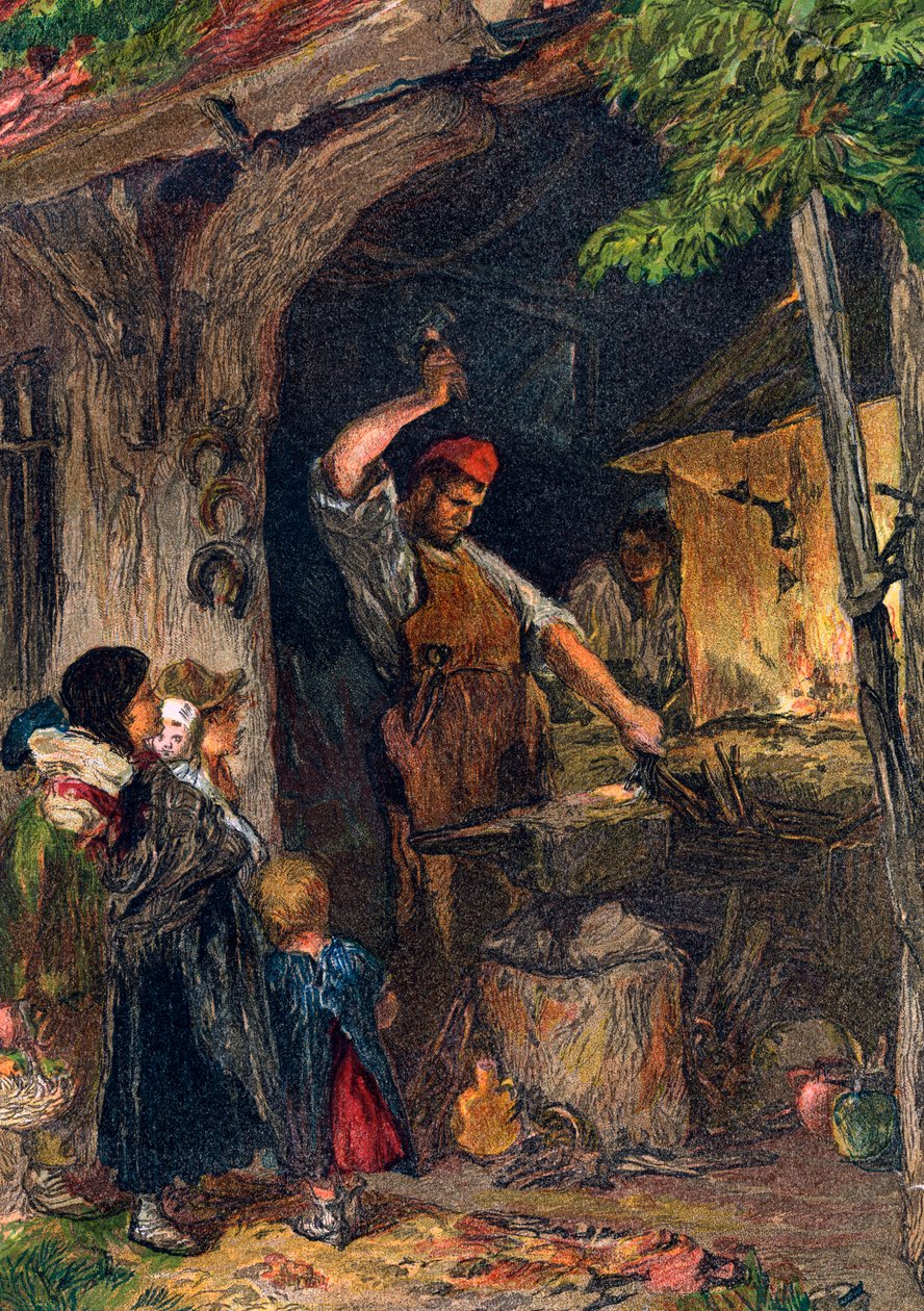 El herrero del pueblo de Unbekannt