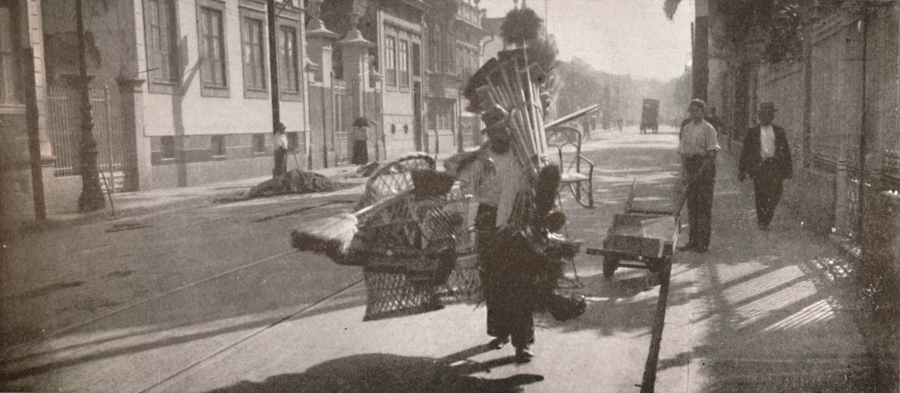 El vendedor de cestería, 1914 de Unbekannt
