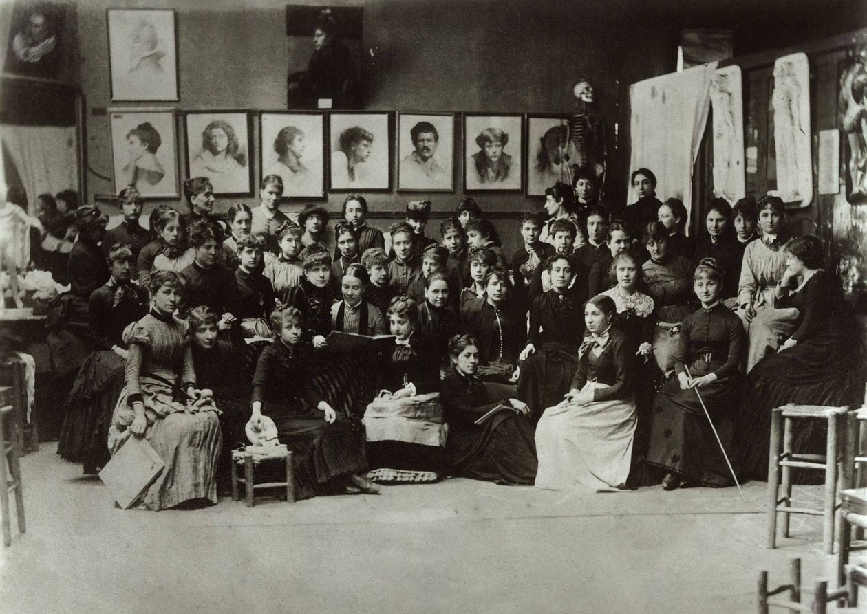 Las mujeres de la Académie Julian, 1880-1890 de Unbekannt